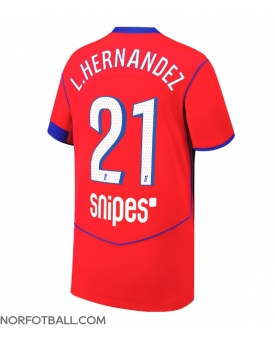 Billige Fotballdrakt Paris Saint-Germain Lucas Hernandez #21 Replika Tredjedrakt 2025-26 Kortermet Billige Fotballdrakt Paris Saint-Germain Lucas Hernandez #21 Replika Tredjedrakt 2025-26 Kortermet